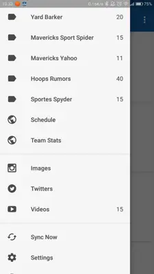 Dallas Basketball News android App screenshot 1