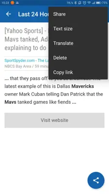 Dallas Basketball News android App screenshot 3